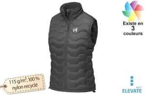 Bodywarmer à duvet isotherme recyclé pour femme