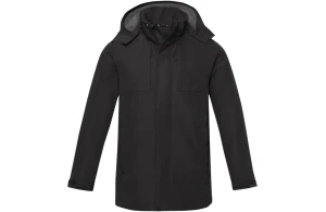 Parka étanche isotherme à capuche détachable pour homme