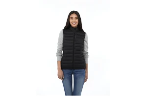 Blouson sans manche matelassé pour femme