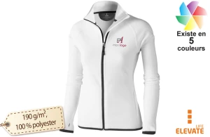 Veste micro-polaire personnalisée femme full zip Brossard