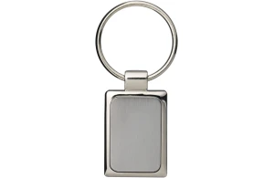 Porte-clés haut de gamme rectangulaire en métal