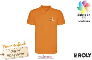 Polo sport Roly Monzha pour enfant publicitaire personnalisé 