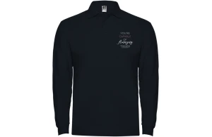 Polo personnalisé Roly Estrella à manches longues pour homme