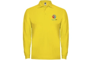 Polo personnalisé Roly Estrella à manches longues pour homme