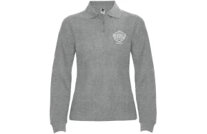 Polo personnalisé Roly Estrella à manches longues pour femme