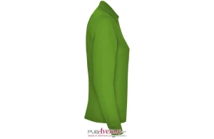 Polo personnalisé Roly Estrella à manches longues pour femme