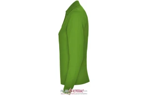 Polo personnalisé Roly Estrella à manches longues pour femme