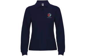 Polo personnalisé Roly Estrella à manches longues pour femme