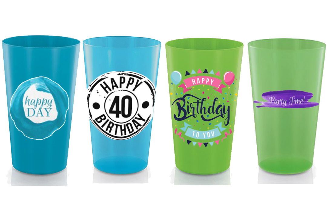 Gobelet Ecocup ®  Verre plastique à personnaliser pour soirée étudiante