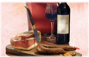 Coffret gastronomique Vin et charcuterie catalane