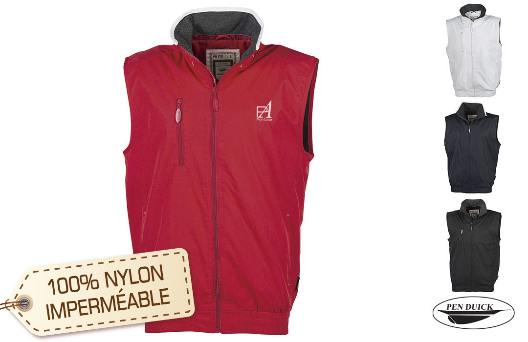 Veste sans manche bodywarmer personnalisable 