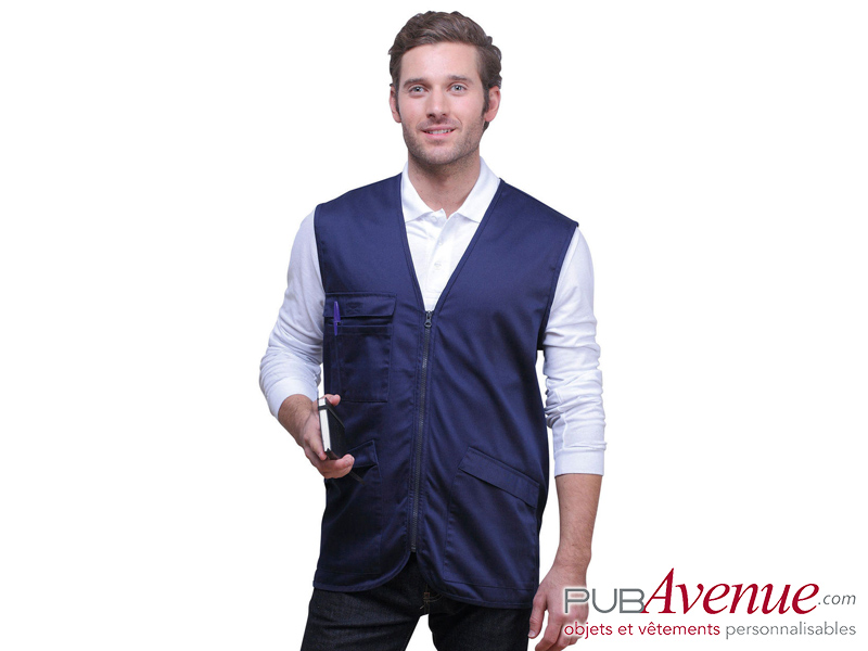 Bodywarmer multipoches personnalisé Bodywarmer multipoches personnalisé