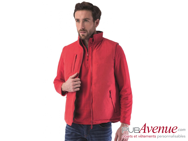 Bodywarmer polaire personnalisé imperméable Bodywarmer polaire personnalisé imperméable