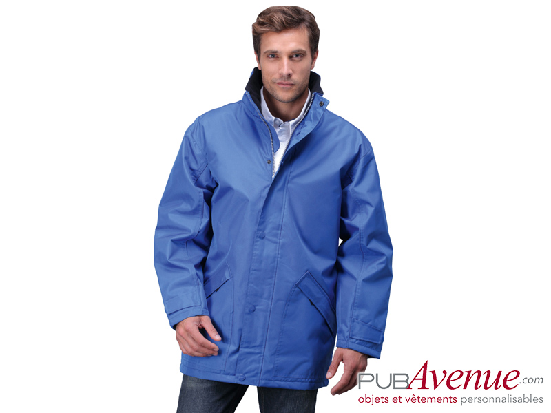 Parka publicitaire matelassée doublure polaire Parka publicitaire matelassée doublure polaire