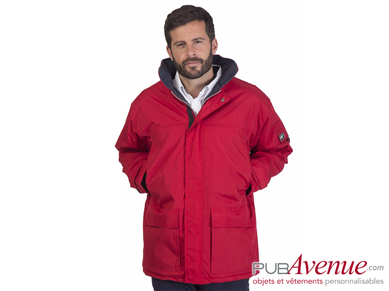Parka personnalisée doublure polaire matelassée Parka personnalisée doublure polaire matelassée
