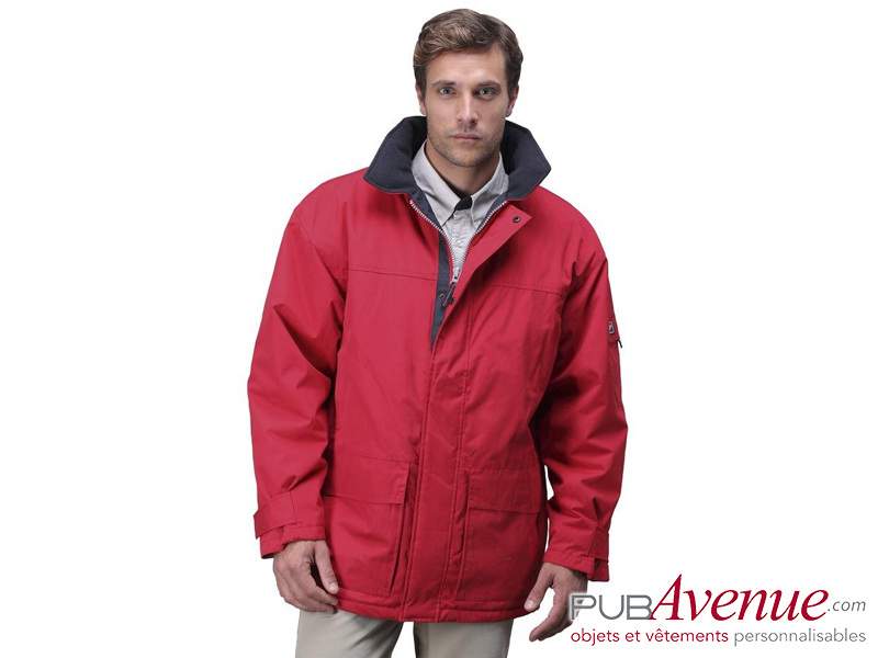 Parka personnalisable doublure polaire matelassée Parka personnalisable doublure polaire matelassée