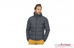 Doudoune avec capuche amovible homme