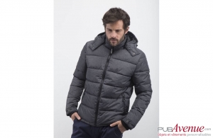 Doudoune avec capuche amovible homme
