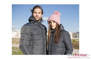 Doudoune avec capuche amovible femme