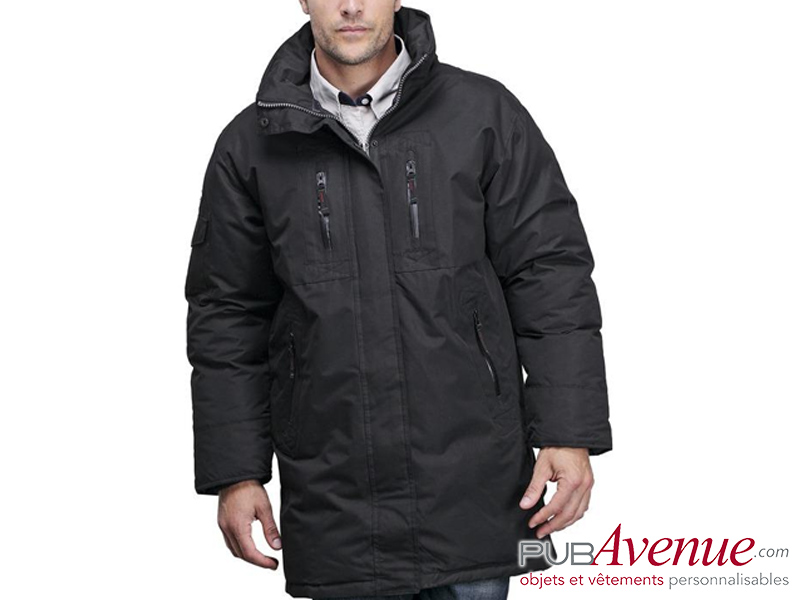 Parka imperméable longue doublée personnalisée Parka imperméable longue doublée personnalisée