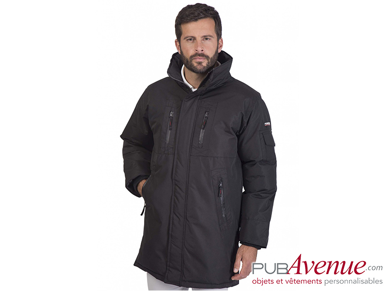 Parka personnalisée imperméable longue doublée Parka personnalisée imperméable longue doublée