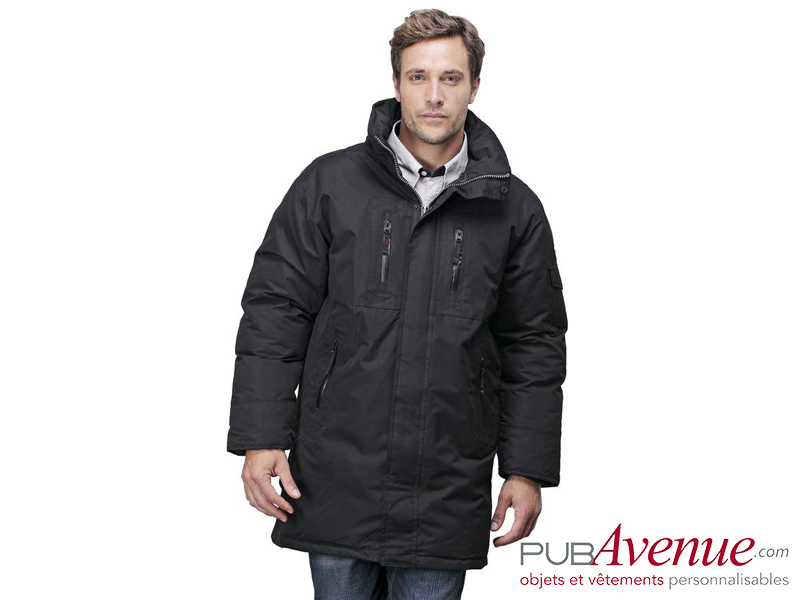 Parka personnalisable imperméable longue doublée Parka personnalisable imperméable longue doublée