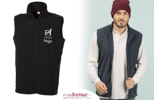 Gilet polaire promotionnel pour homme à prix discount