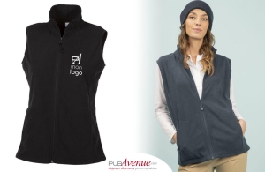 Gilet polaire promotionnel pour femme à prix discount