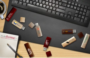 Clé USB personnalisée premium en bois recyclé