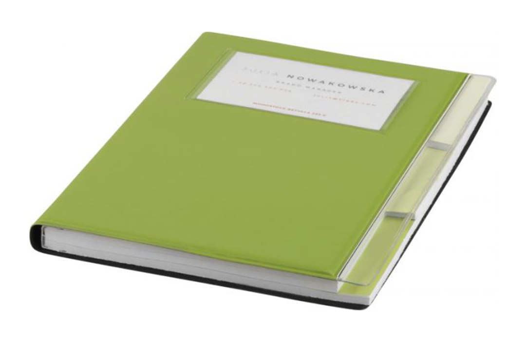 Carnet Rigide Antartik A7 - 80 Feuilles Lisses 80g/m² - Couverture Simili Cuir Bleu Marine - Élastique Et Pocket
