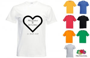 Tee shirt EVJF personnalisé mariage pas cher