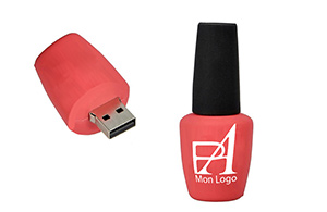 Clé USB publicitaire 3D en forme logo sur mesure