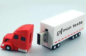 Clé USB 3D en forme logo sur mesure