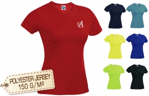 Tee shirt sports techniques respirant publicitaires personnalisés femmes prix discount 