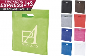 Sac shopping non-tissé personnalisable en express