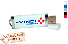 Clé USB Pvc et insert en alu