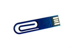 Clé USB personnalisée en forme de trombone