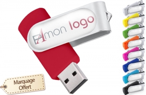 Clé USB Twister Doming Publicitaire Personnalisée 