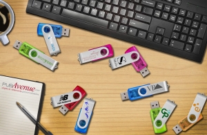 Clé USB personnalisée Twister Translucide