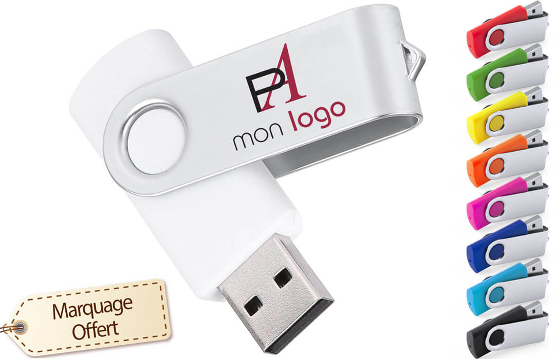 Clé USB publicitaire TWISTER 1Go