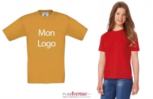 T-shirt personnalisé b&c exact 150 pour enfant