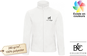 Veste polaire personnalisée à traitement anti-boulochage