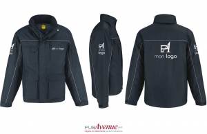 Blouson de travail multipoches professionnel B&C Pro