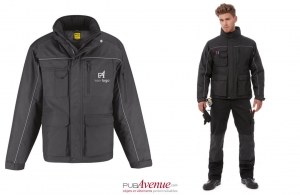 Blouson de travail multipoches professionnel B&C Pro