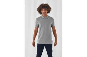 Polo personnalisé B&C OEKO-TEX® en coton bio pour homme