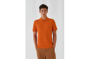 Polo personnalisé B&C OEKO-TEX® en coton bio pour homme