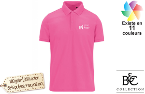 Polo bio respirant polyester coton pour homme publicitaire personnalisé 