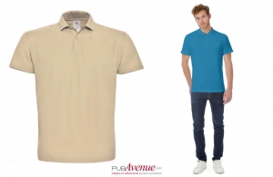 Polo promotionnel à manches courtes B&C personnalisé pour homme