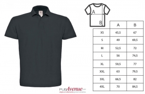 Polo promotionnel à manches courtes B&C personnalisé pour homme