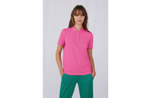 Polo personnalisé bio respirant polyester coton pour femme